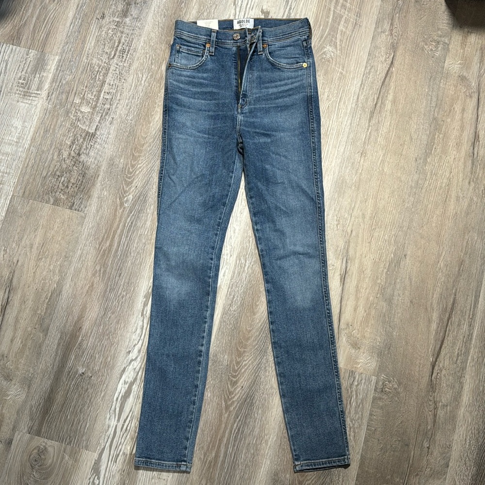 New With Tags Agolde Roxanne Super Hi Rise Skinny size 25
